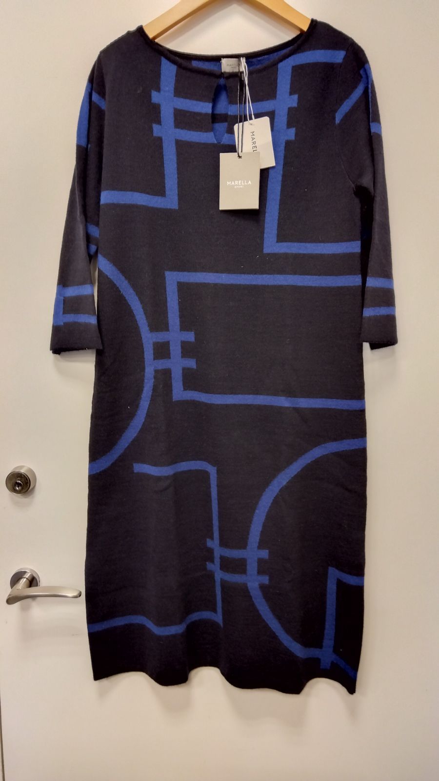 マレーラスポーツ ♥ ニットジャケット＆五分丈袖丈ワンピース セットアップ Sサイズ 洗濯OK