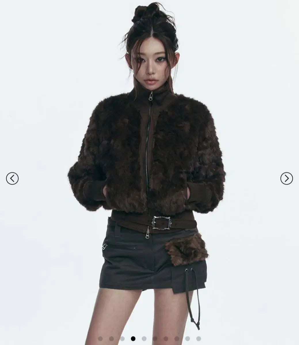 アカイアカイアカイブファー ジャケット 在庫処分