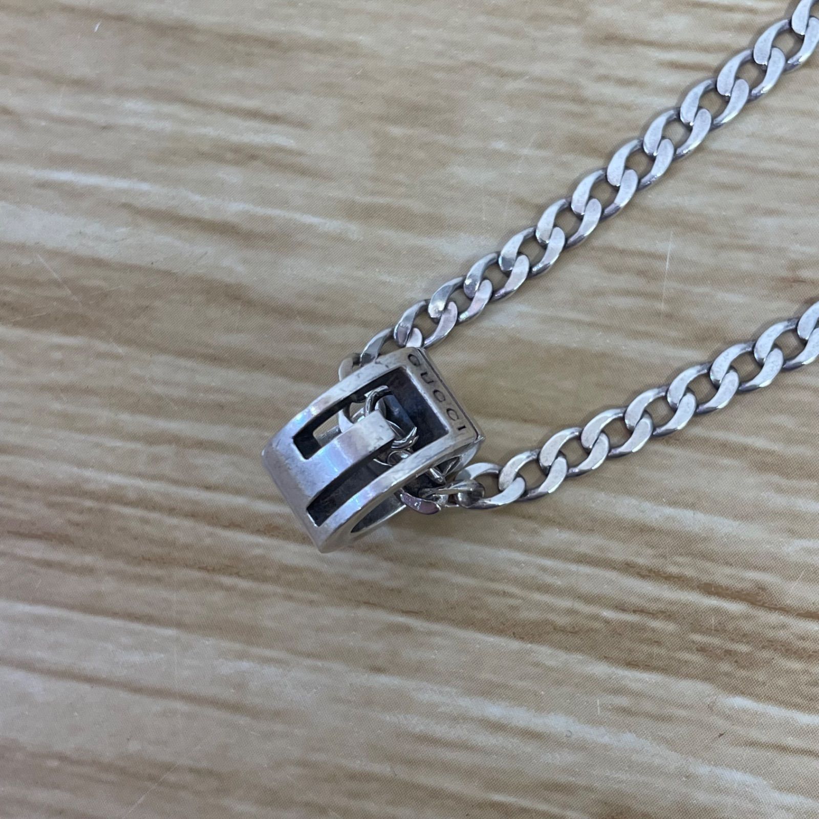 グッチ GUCCI Gモチーフ ネックレス SV 925 A 26-58