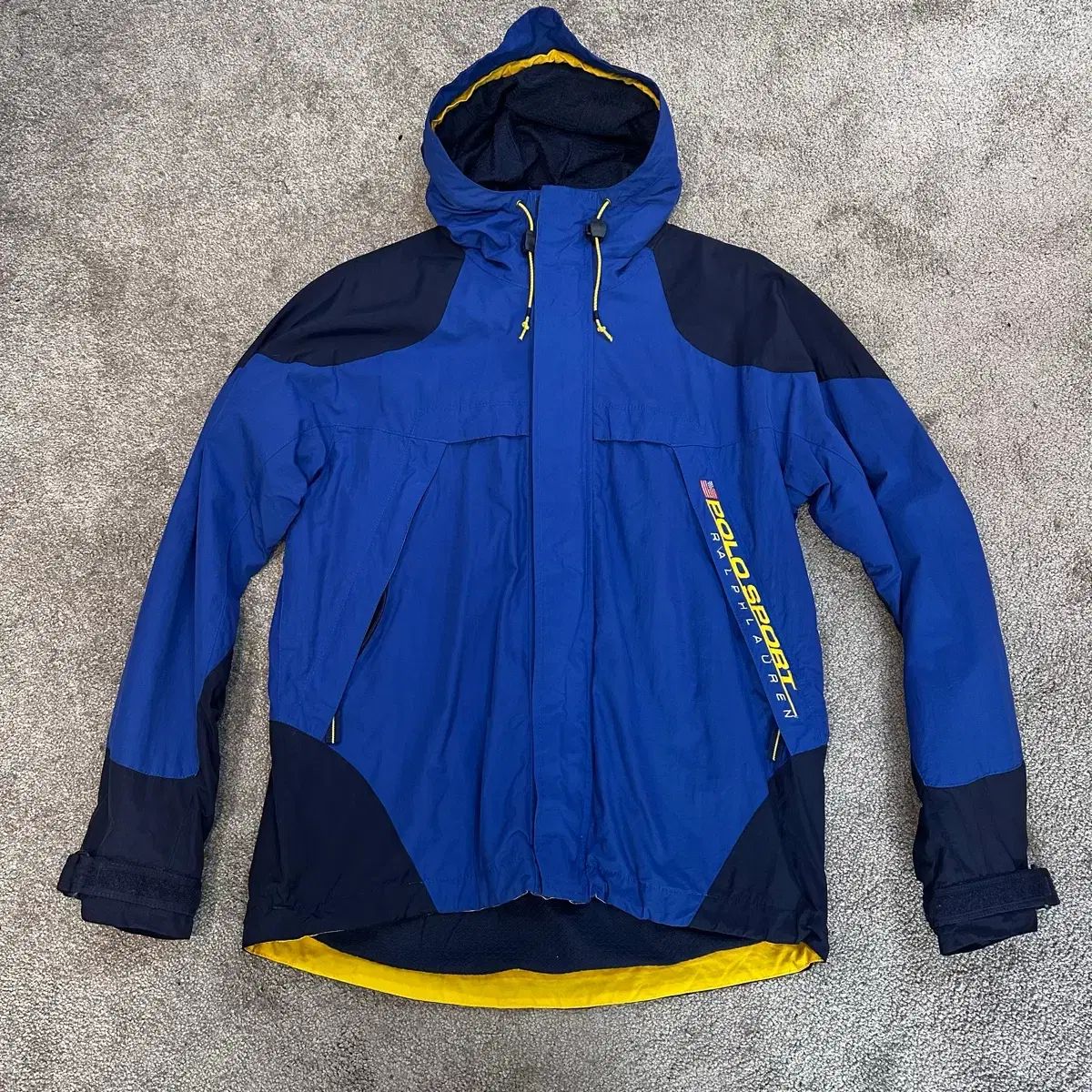 ポロ 90 s POLO SPORT ポロスポーツ バイカラー ウィンドブレーカー ジャケット M