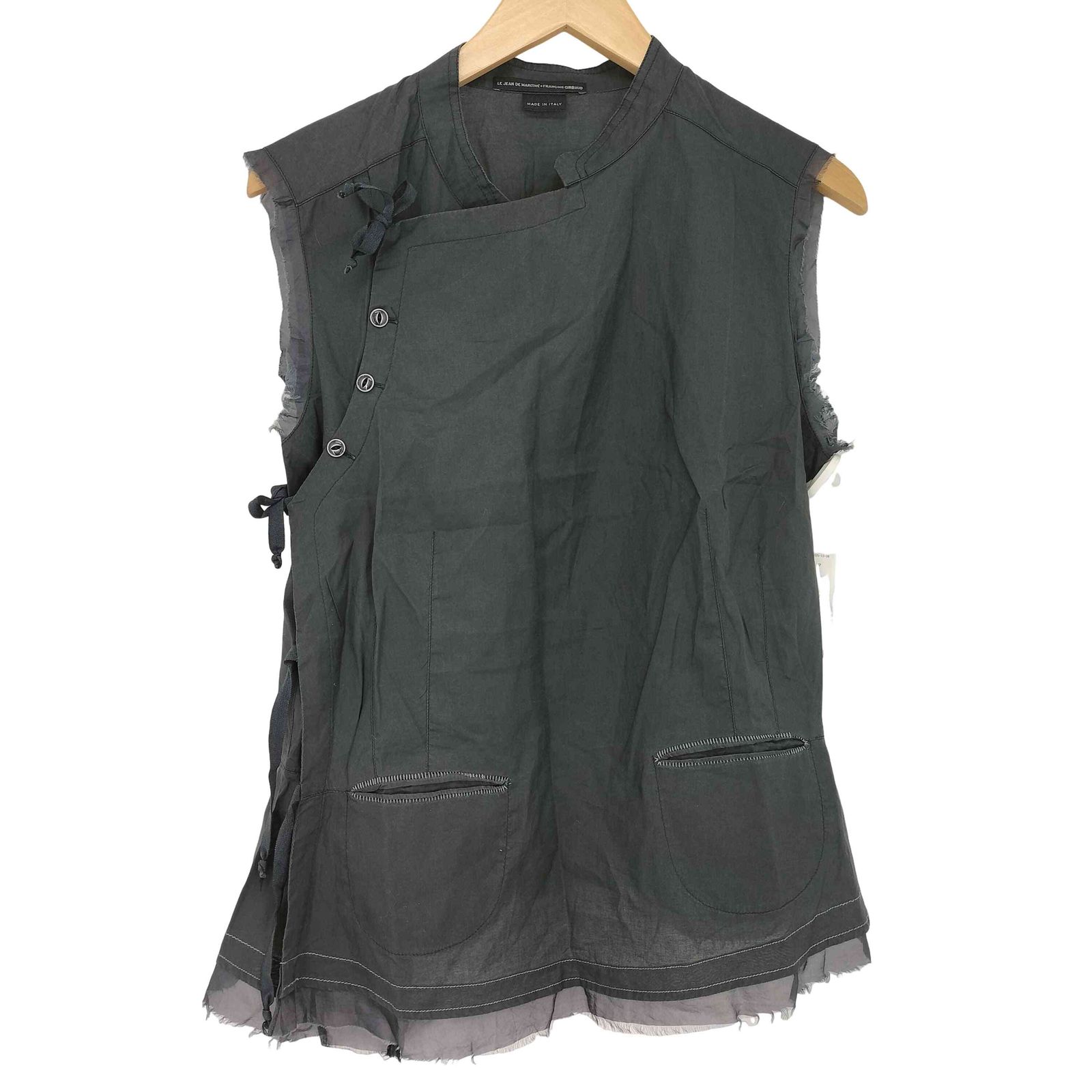 マリテフランソワジルボーノースリーブ ロングワンピース ネイビー グレー マリテフランソワジルボーノースリーブ ロングワンピース ネイビー グレー