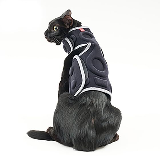 アニフル anifull アニサポ にゃんケアチョッキ グレー 猫