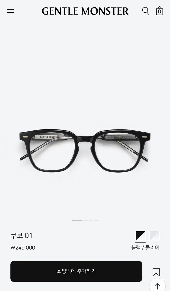 GENTLE MONSTER ジェントルモンスター クボ 01 ブラック