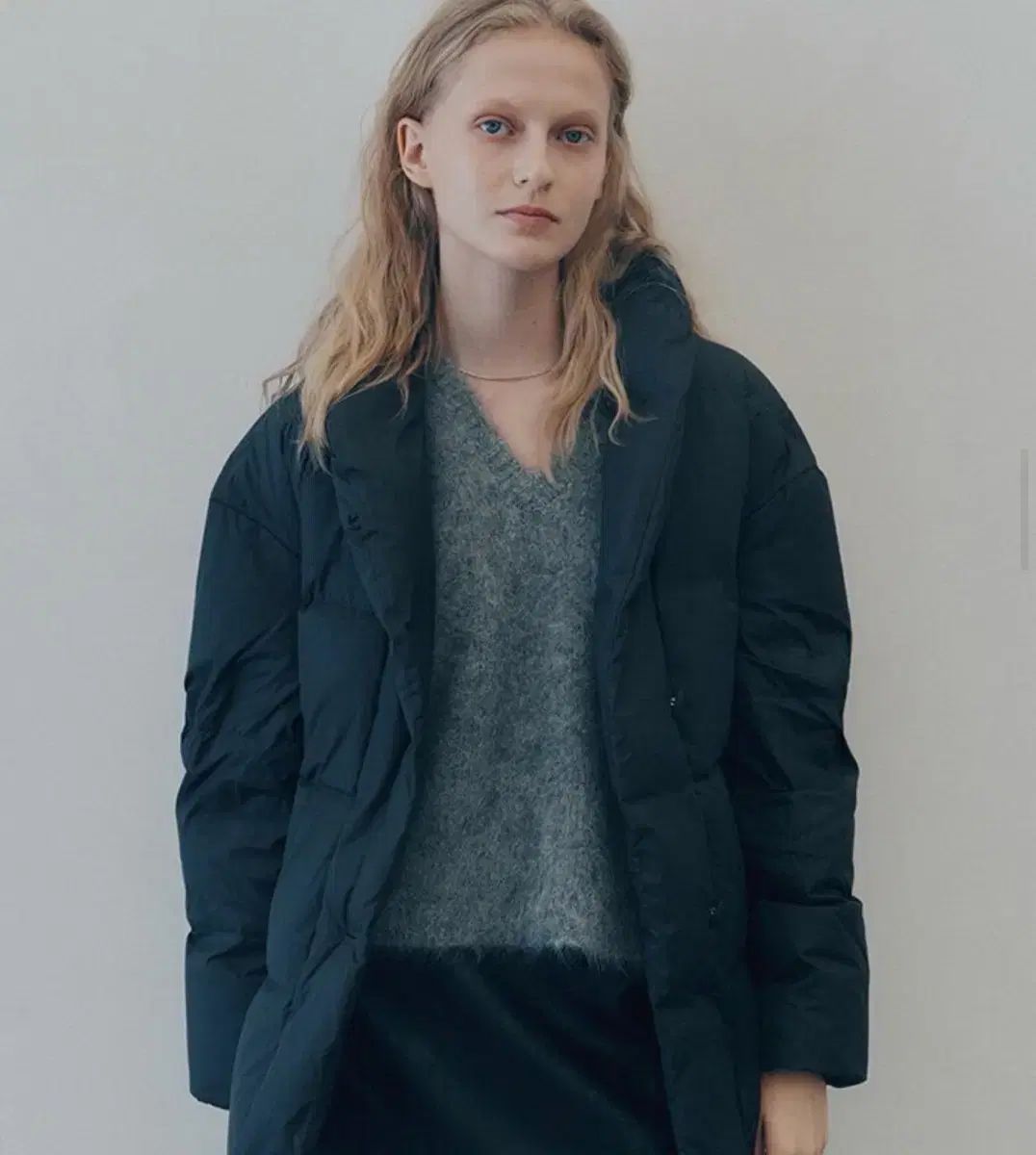 フロントロウ ショールカラー グースダウン ダウン