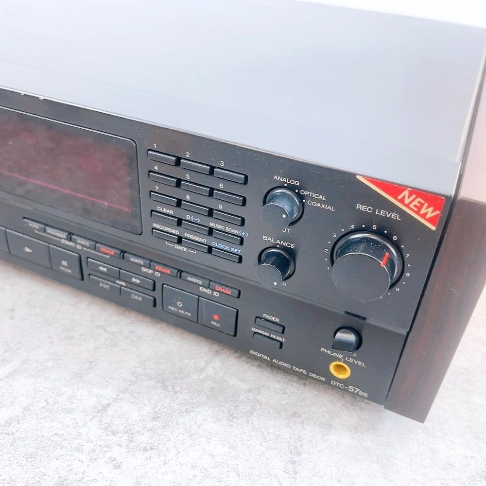  H-461 SONY DATデッキ DTC-57 ES ブラック 品 光|同軸デジタル入力 高音質録音 業務用 オーディオ機器 その他 プレーヤー
