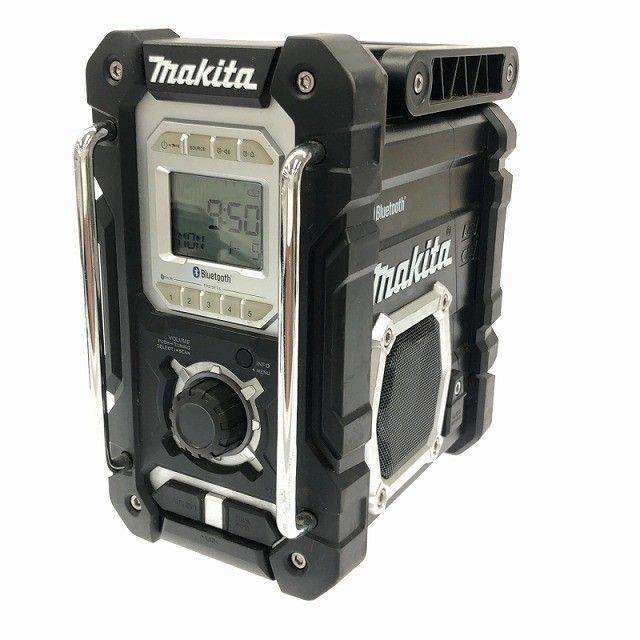 makita マキタ 充電式ラジオ MR 108 黒 ブラック 本体 ACアダプター Bluetooth対応 アウトドア キャンプ 防災 災害120885