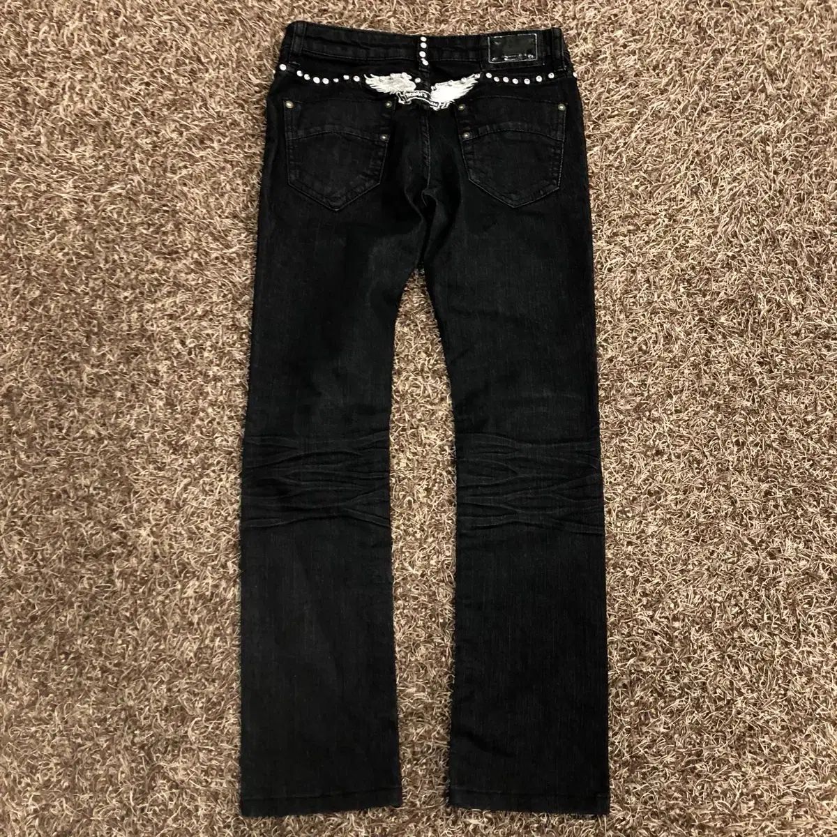 28 ロビンスジーン ブラック スキニージーン デニム パンツ