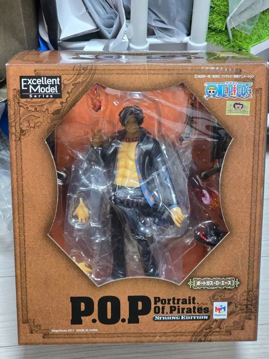 ONE PIECE P.O.P. ストロング エディション エース フィギュア