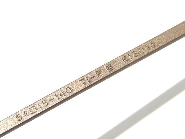 3F美品 PARIS MIKI K18 Dec. 眼鏡フレーム ☆ リム無し 度入りレンズ付き AU-309 Ti-P ブロンズカラー メンズ レディース ミキ ▼7L 3F美品 PARIS MIKI K18 Dec. 眼鏡フレーム ☆ リム無し 度入りレンズ