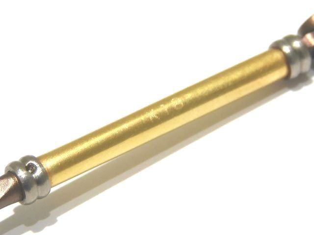 3F美品 PARIS MIKI K18 Dec. 眼鏡フレーム ☆ リム無し 度入りレンズ付き AU-309 Ti-P ブロンズカラー メンズ レディース ミキ ▼7L 3F美品 PARIS MIKI K18 Dec. 眼鏡フレーム ☆ リム無し 度入りレンズ