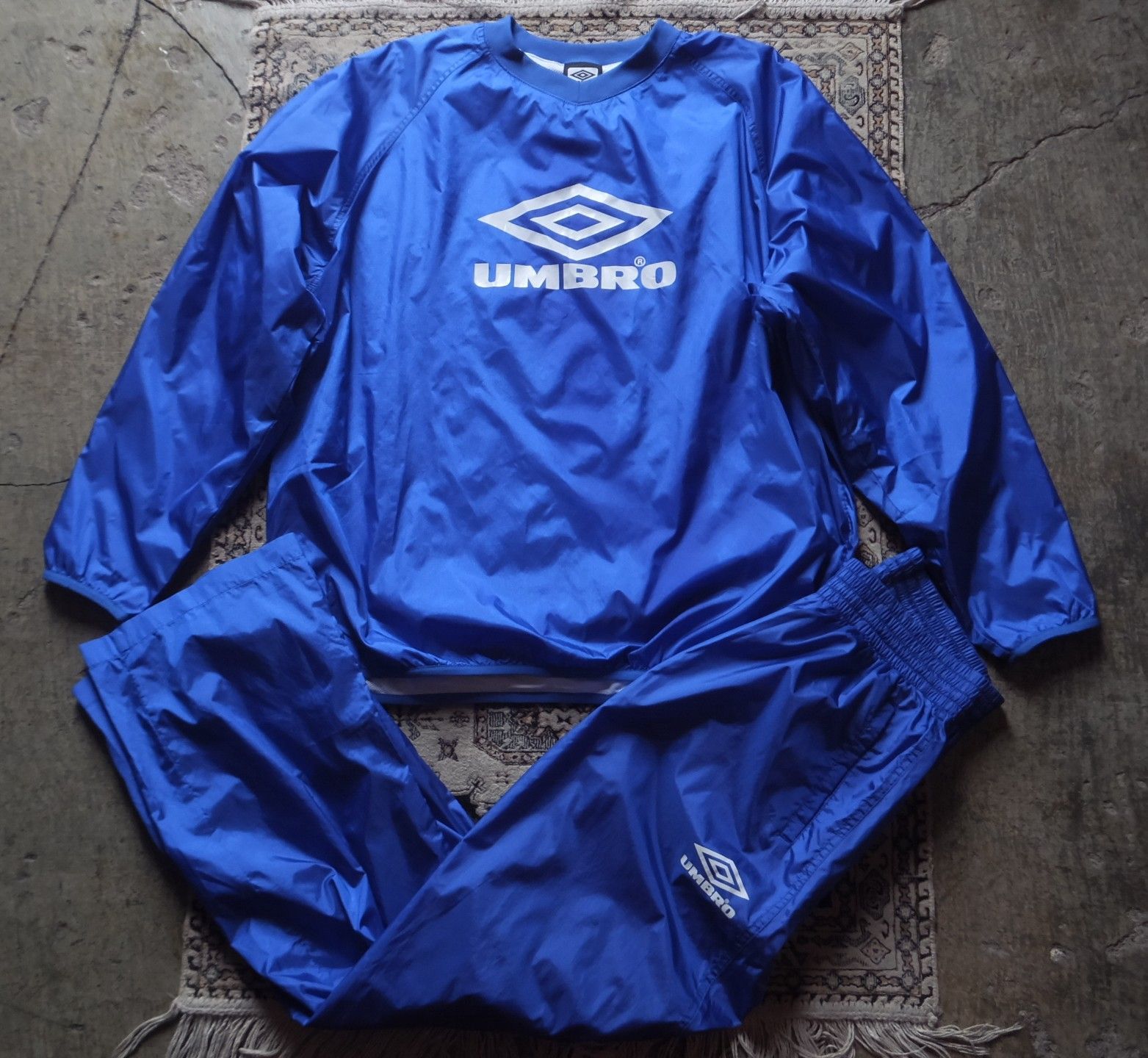 00 s umbro nylon setup アンブロ ナイロン セットアップ 上下 XL-XXL