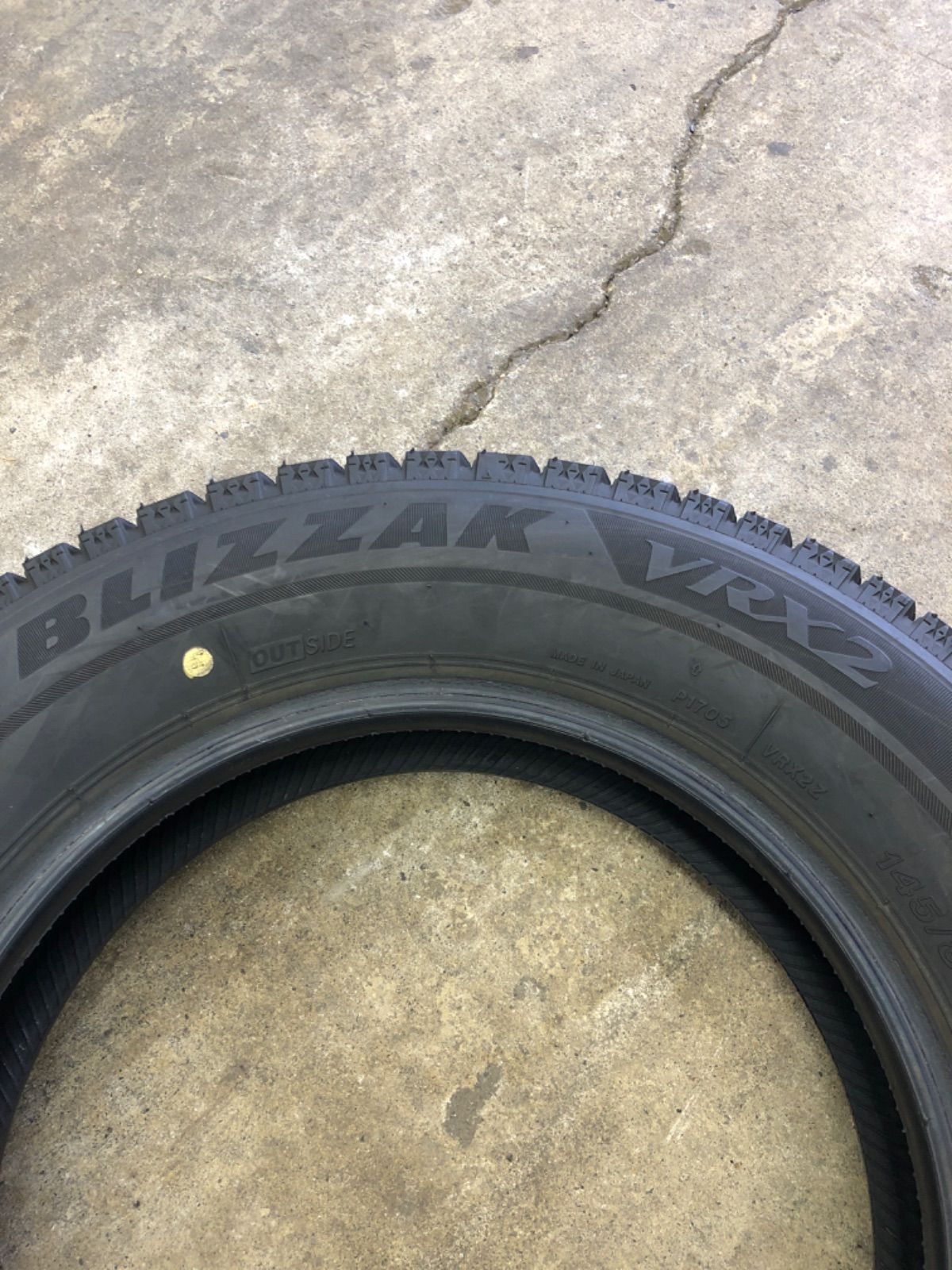  スタッドレス 145|80 R 13 VRX 2 ブリヂストン バリ山 2025年 4本 13インチ スタッドレス