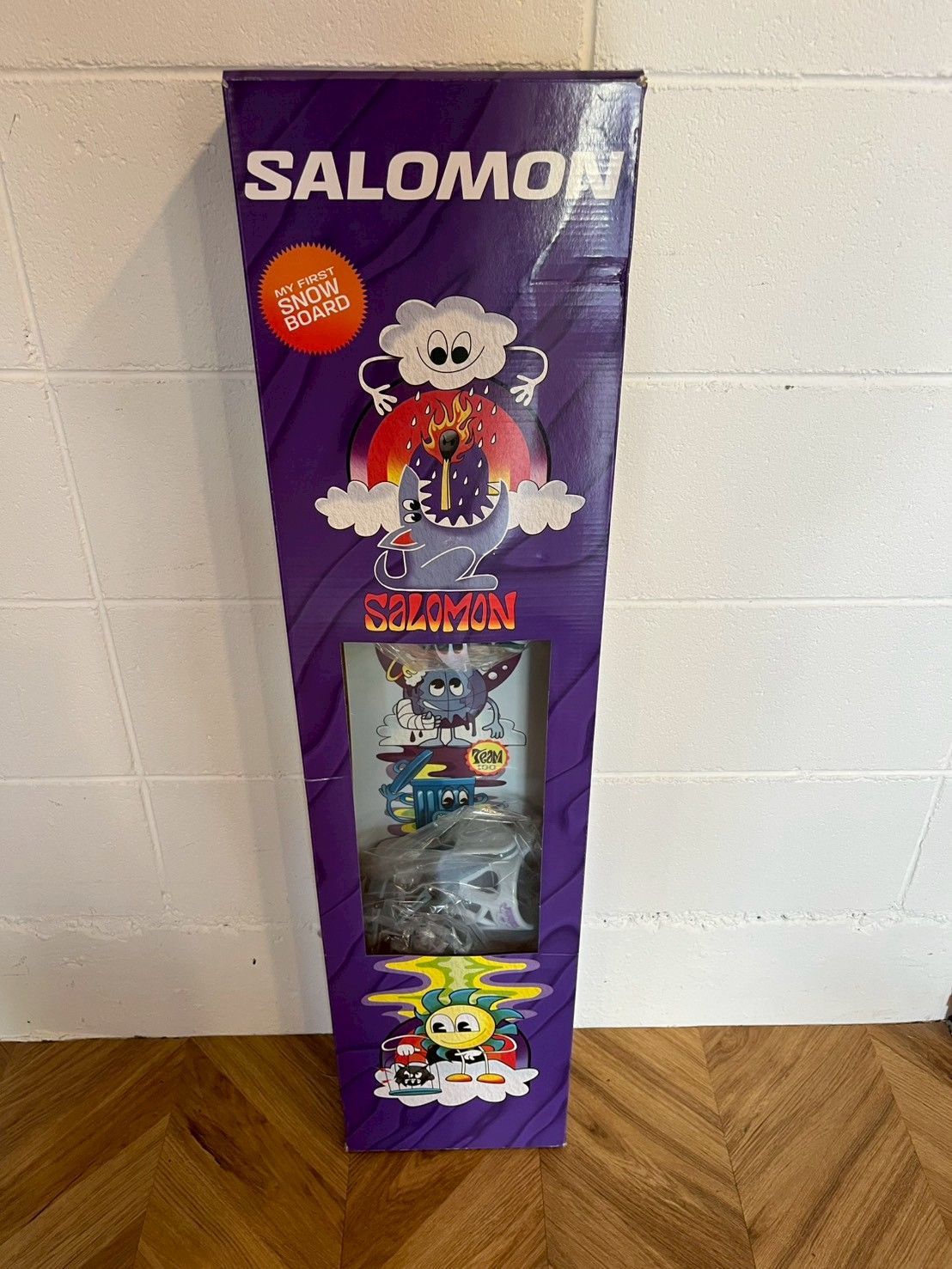 SALOMON TEAM PACKAGE キッズ用２点セット ボードビンディング サイズ100