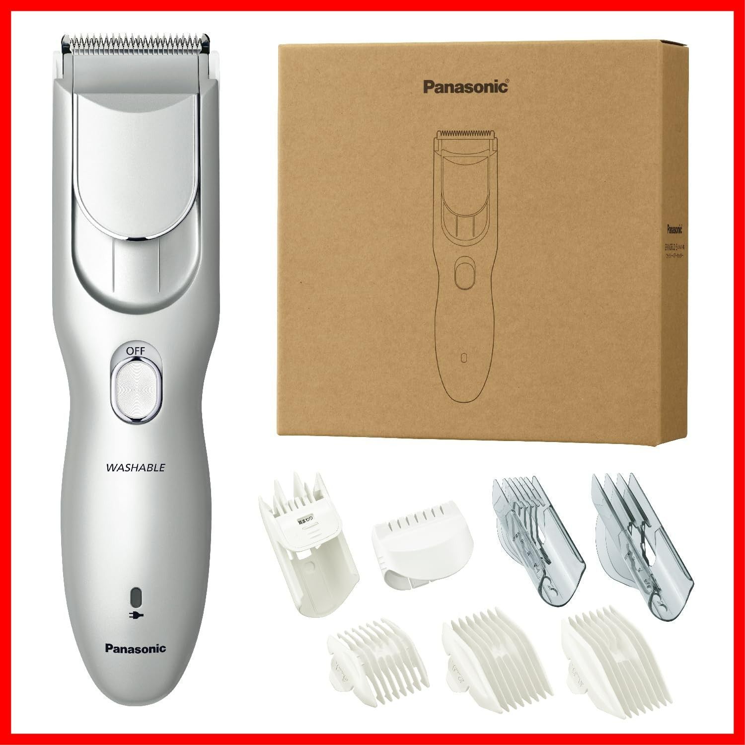 シルバー 交流式 充電 ファミリータイプ ER NGFJ 2 S ヘアカッター バリカン パナソニック 2025年発売