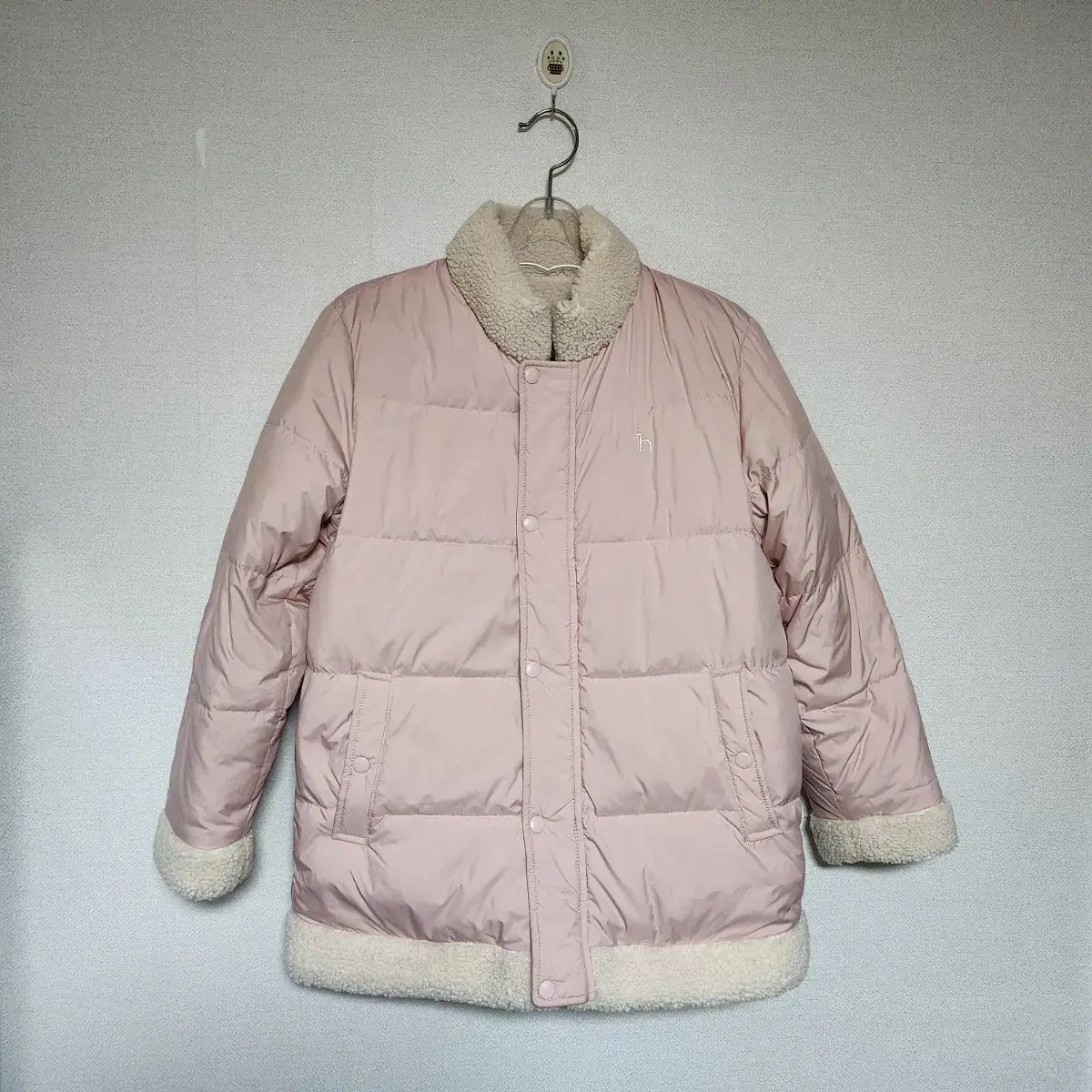 HAZZYS ヘジス キッズ ダックダウン リバーシブル ダウン 155