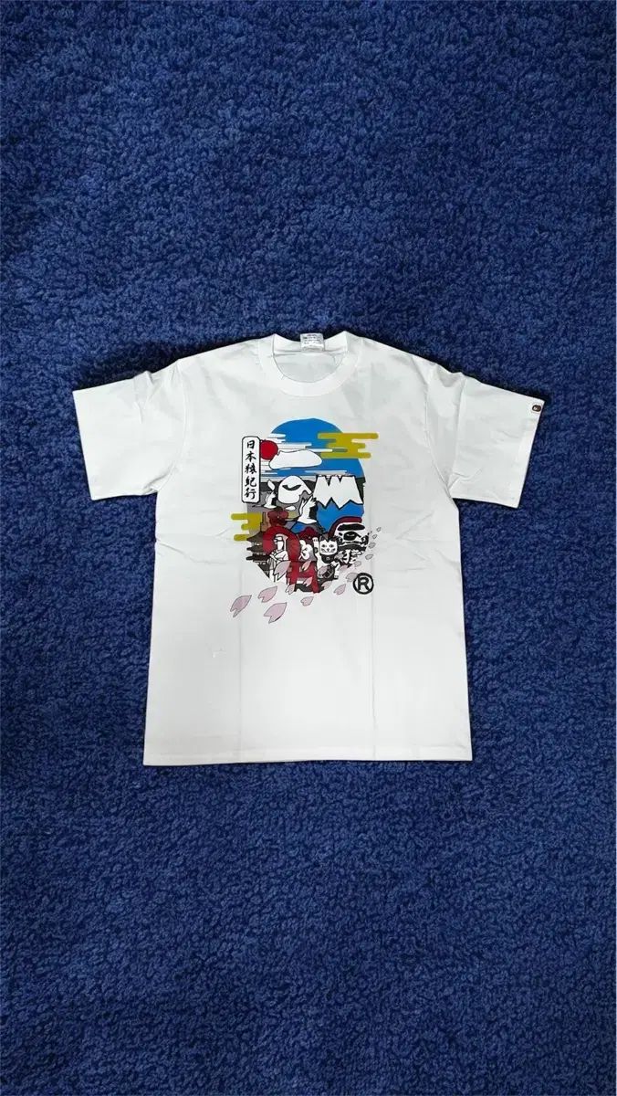 A BATHING APE アベイシングエイプ 半袖Tシャツ 日本 桜 白