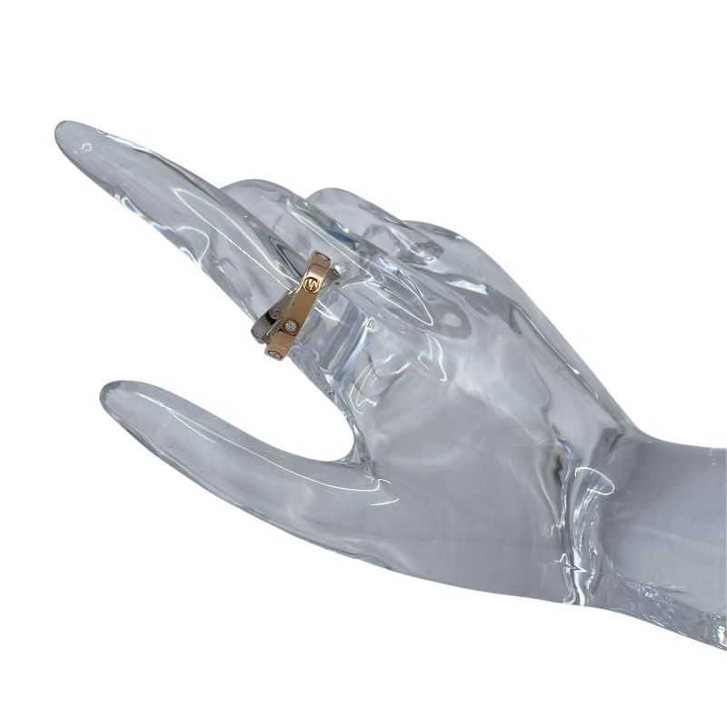 カルティエ Cartier ビーラブダイヤリング ピンクゴールドxホワイトゴールド 750 ジュエリー その他 アクセサリー レディース