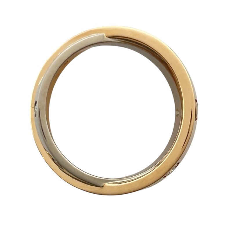 ピンクゴールドxホワイトゴールド 750