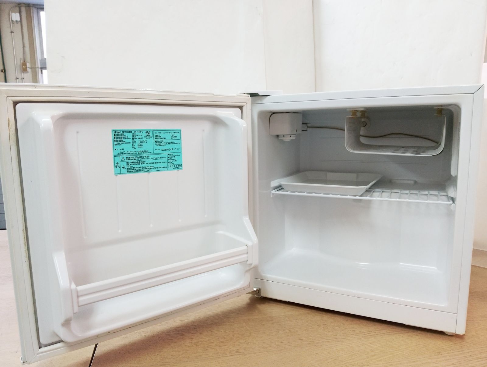 中古】ハイアール 40L ワンドア冷蔵庫（左開き） 2015年～2019年 家電 