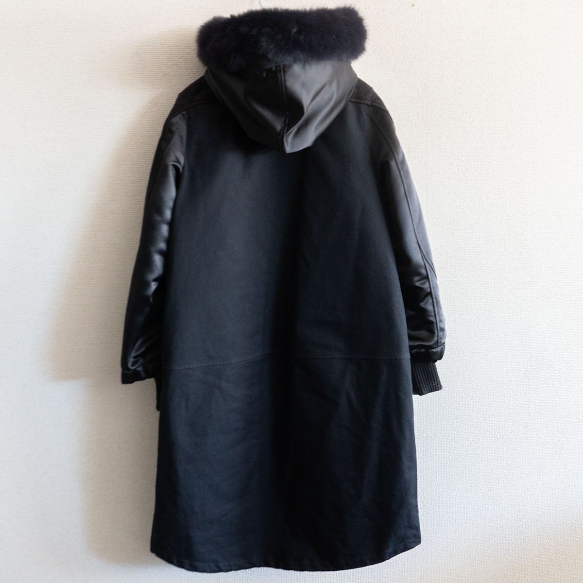 【最終価格】ツモリチサト アマモール 中綿ライナー付きモッズコート ファー着脱可 美品】TSUMORI CHISATO【アマモール ライナー付き モッズコート】1