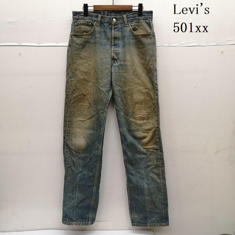 リーバイス 80 s 90 501 xx ボタン裏 522 デニム パンツ メンズ 35インチ ISItems 古着