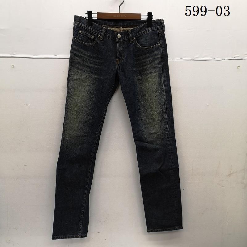 リーバイス 01年製 599-03 Super Low Tight Straight 599 w 30 スーパーローライズ デニム パンツ メンズ 32インチ ISItems 古着