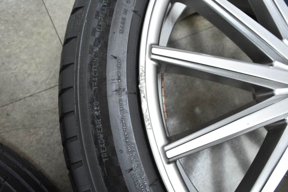  Vossen VFS-2 20 in 9 J 40 PCD 108 ミシュラン パイロットスポーツ4 245|45 R レンジローバー イヴォーク ディスカバリースポーツ 20インチ タイヤ ホイールセット