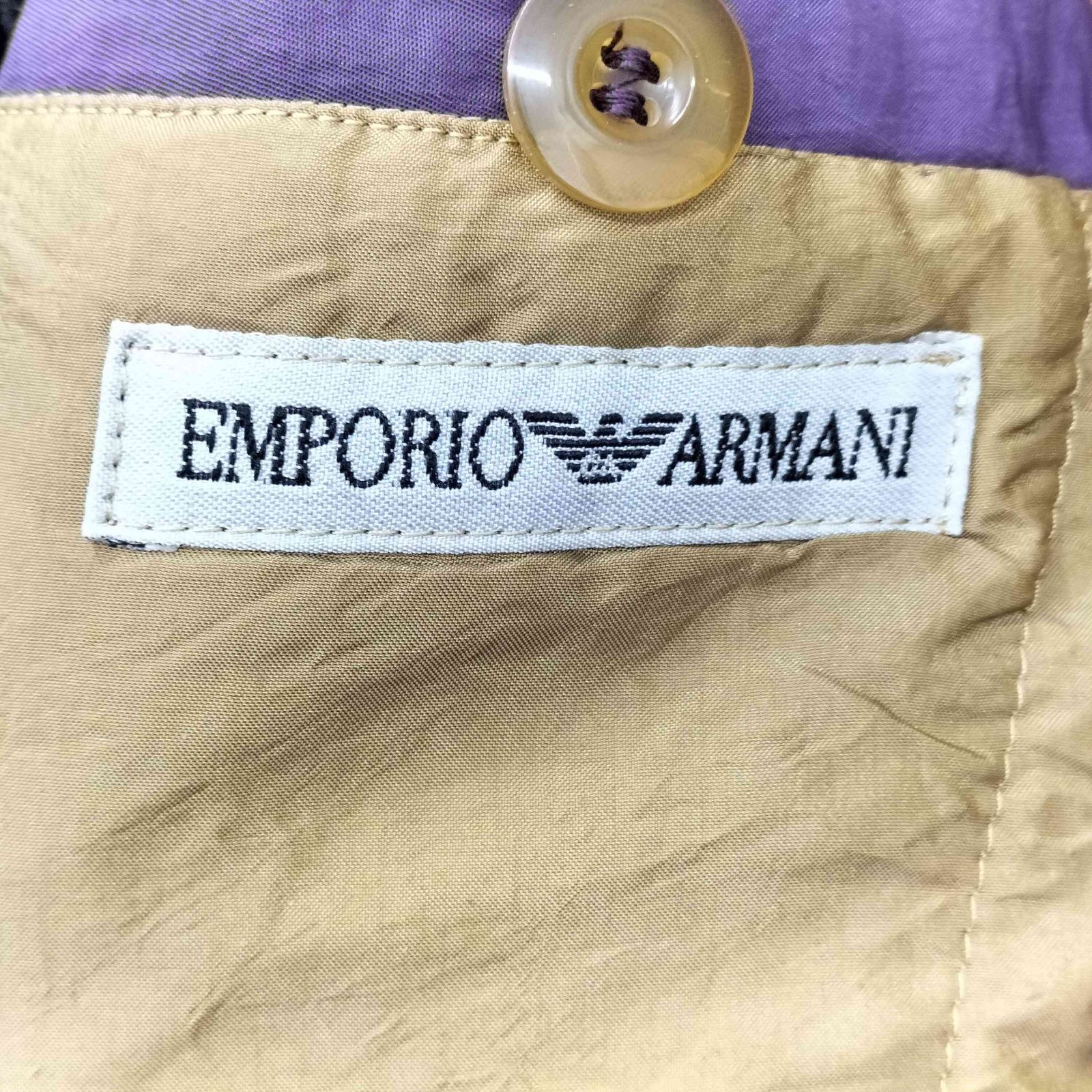 エンポリオアルマーニ EMPORIO ARMANI ファー付き デザインコート 