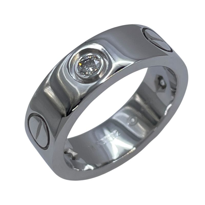 カルティエ Cartier ラブリング3 Pダイヤ ホワイトゴールド 750 ダイヤモンド ジュエリー