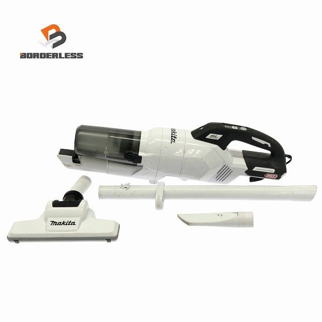 品 makita マキタ 40 Vmax 充電式クリーナー CL 003 G 白 本体＋パイプ＋ノズル付 コードレス ハンディ 掃除機121017