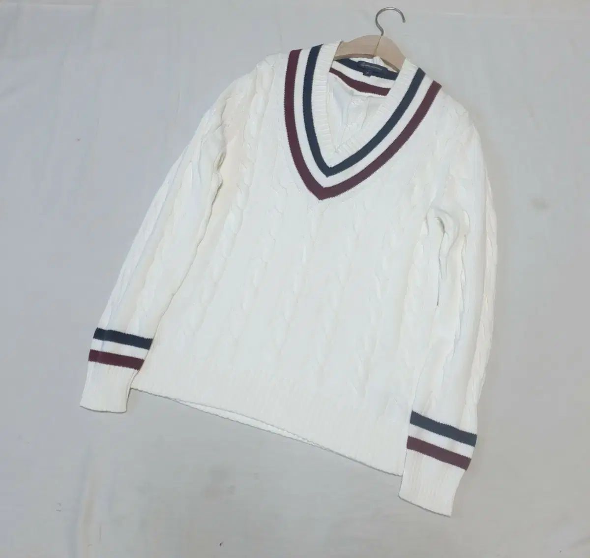 ブルックス ブラザーズ 白 クリケット ニット