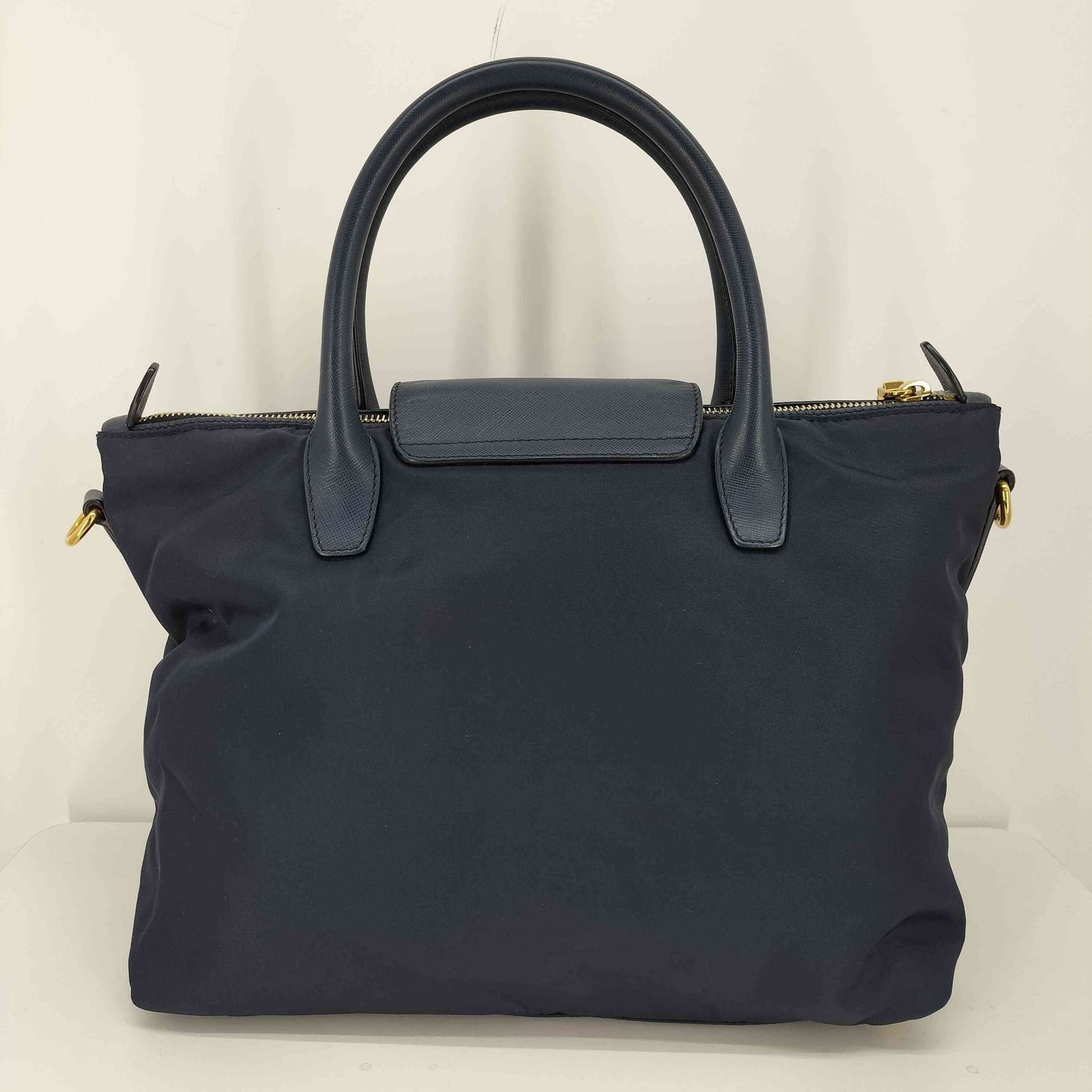 プラダ PRADA 三角 プレート ロゴ 2WAY テスートナイロン トートバッグ 