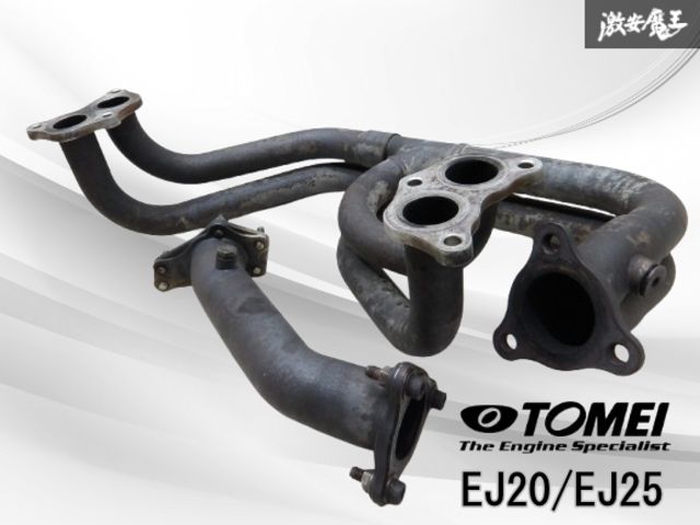 割れなし TOMEI 東名 GC 8 インプレッサ EJ 20 エキマニ エキゾースト マニーホールド 非等長 シングルスクロール用 GDB 25 棚H-6