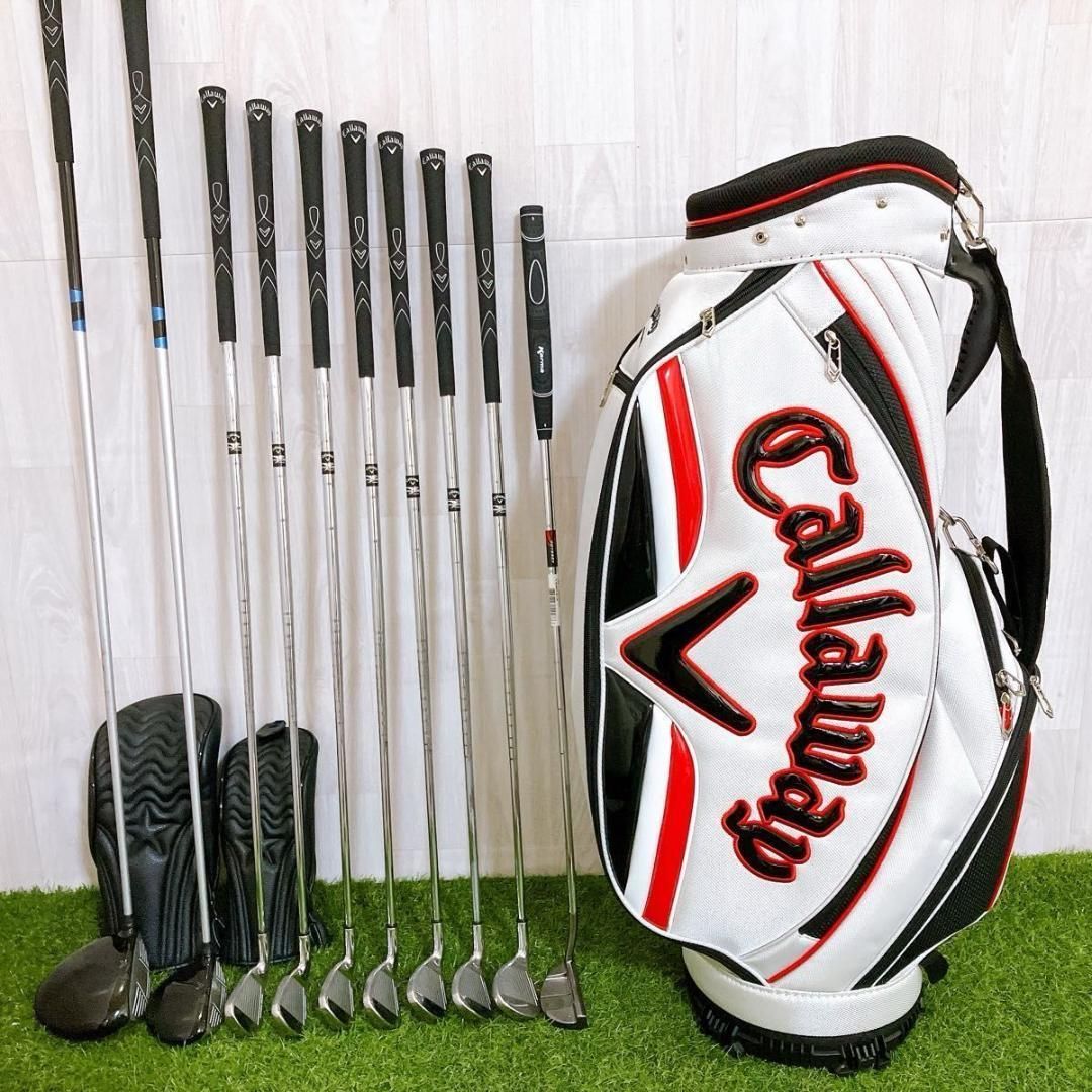 キャロウェイ ウォーバード メンズゴルフセット 10本 初心者 入門 右 S