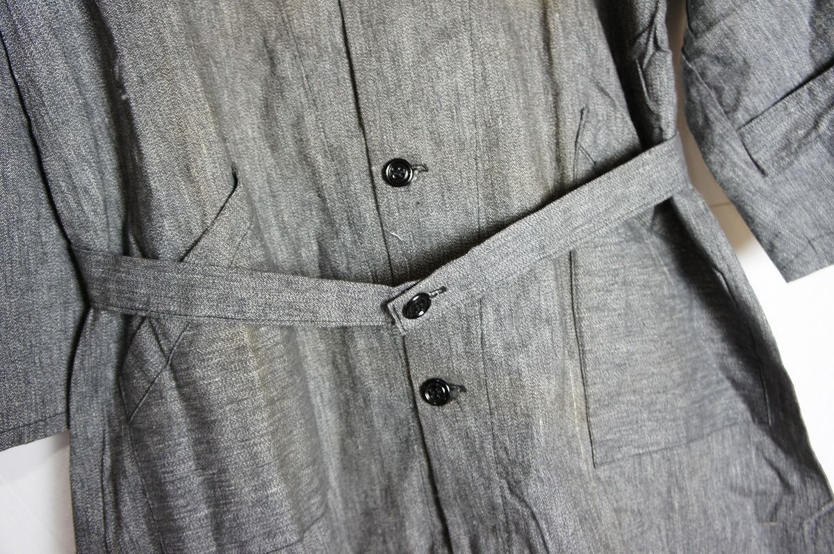 希少 40s フランス ヴィンテージ ブラック シャンブレー アトリエ