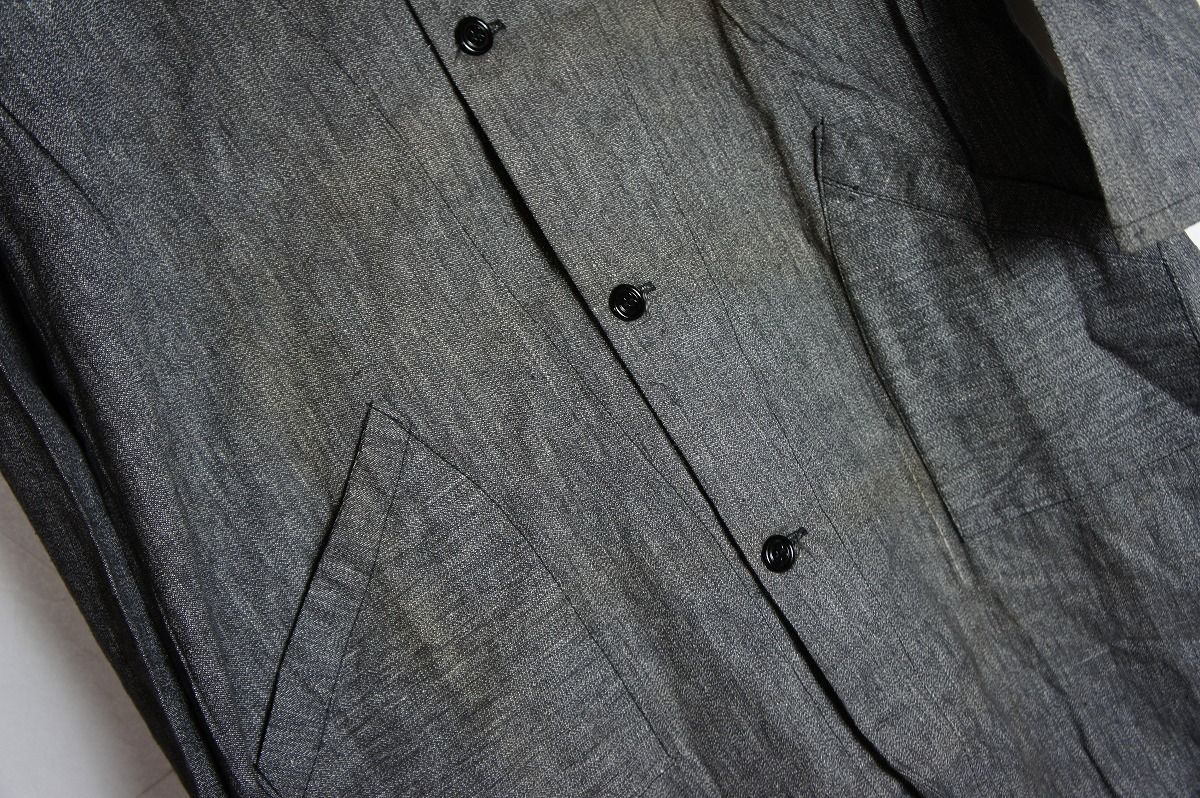 希少 40s フランス ヴィンテージ ブラック シャンブレー アトリエ