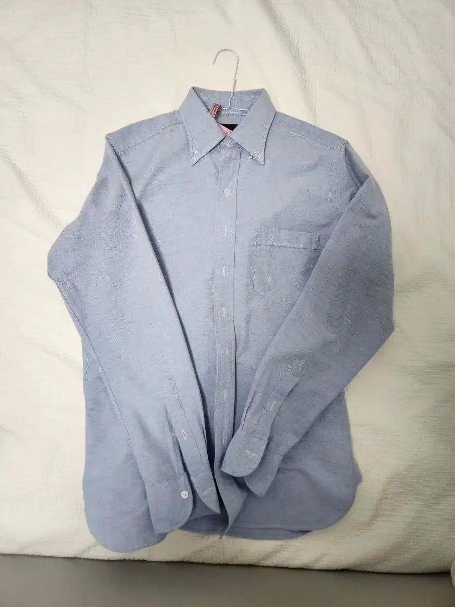 ドレイクス オックスフォード ブルー シャツ