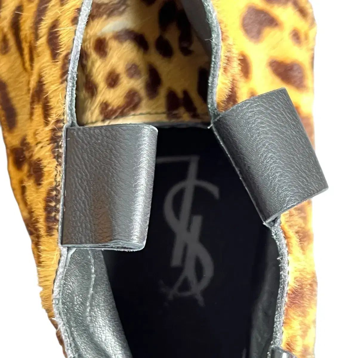 YVES SAINT LAURENT イヴ・サンローラン ヒョウ柄 レオパード ハイ