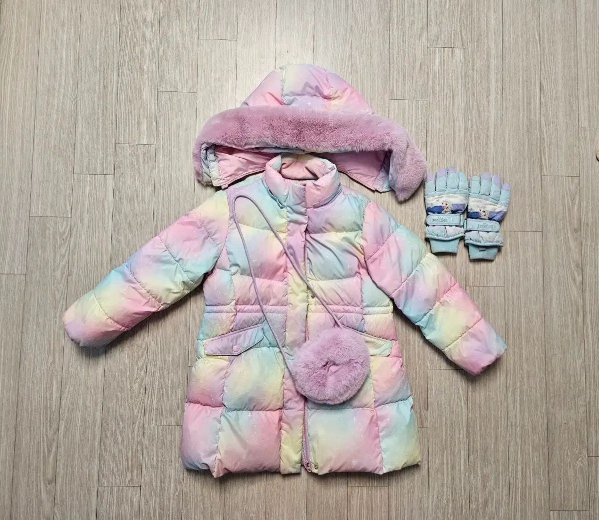 リトル ボブドッグ 女の子 オーロラ ダウン 140