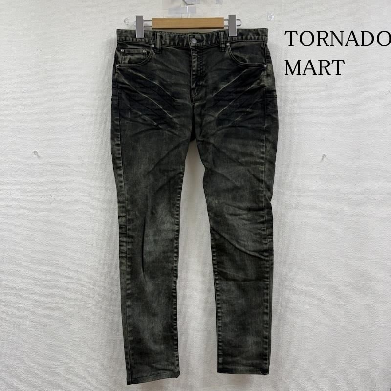 トルネードマート ダーク フロント スキニー デニム パンツ y2k 631