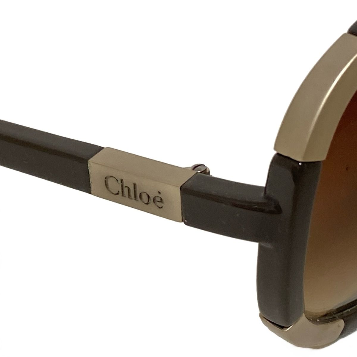 Chloe(クロエ) サングラス - CL2119 ダークブラウン×シルバー - メルカリ