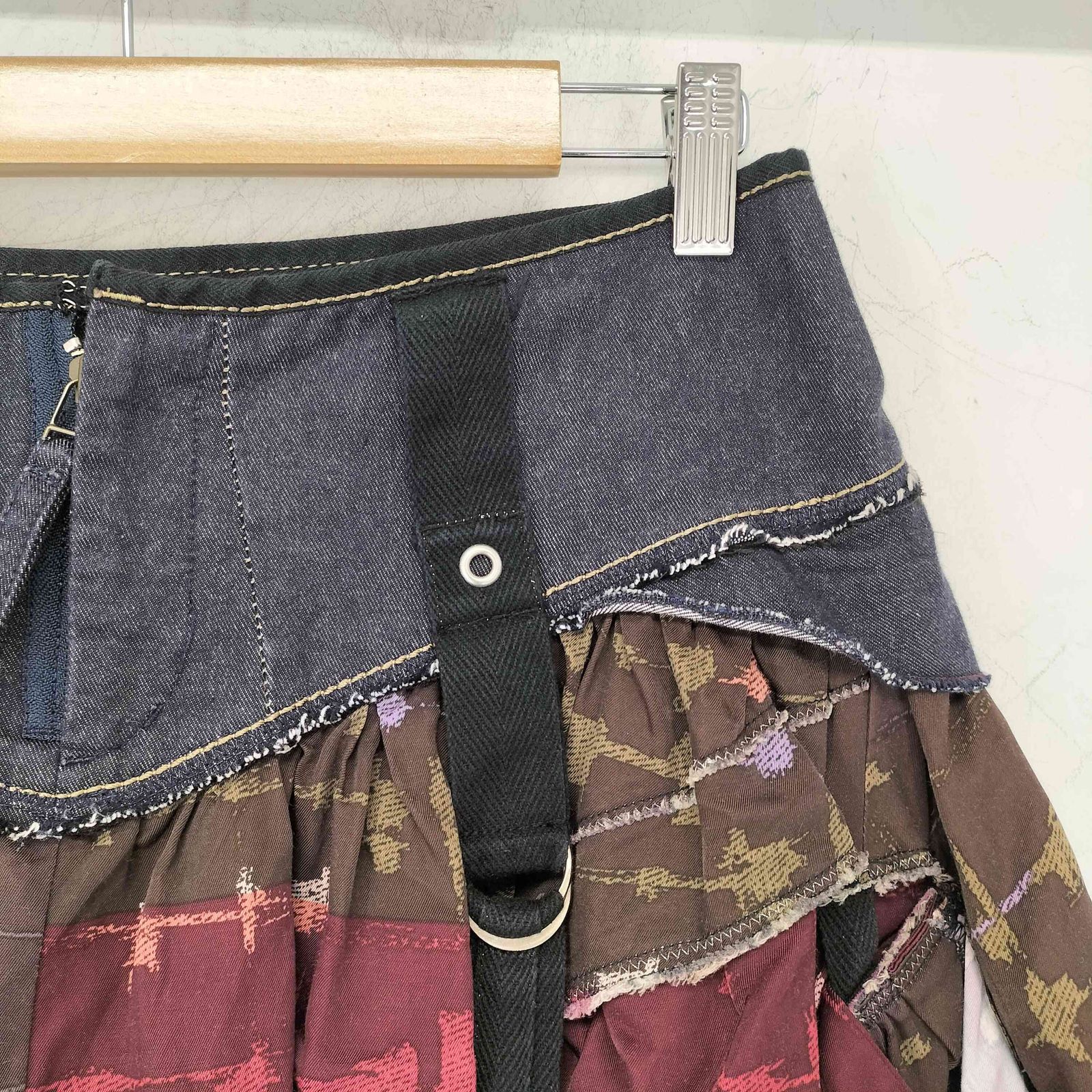 スカート 00s MARITHE FRANCOIS GIRBAUD FringeSkirt スカート 00s MARITHE FRANCOIS GIRBAUD FringeSkirt 00s MARITHE