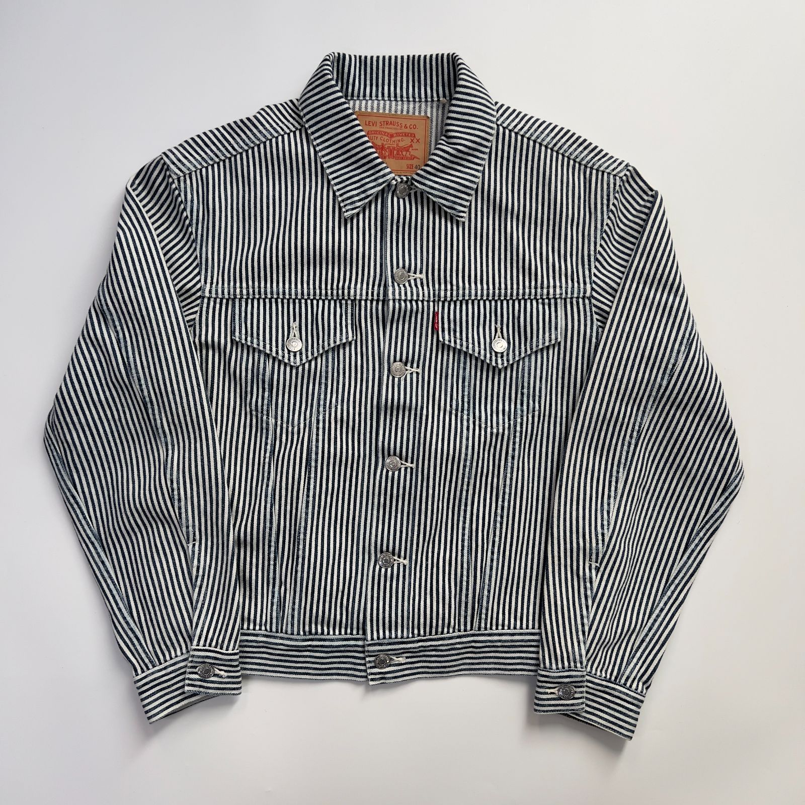 LEVI S × NIGO リーバイス ニゴ 557 XX ヒッコリー ストライプ トラッカージャケット サイズ40