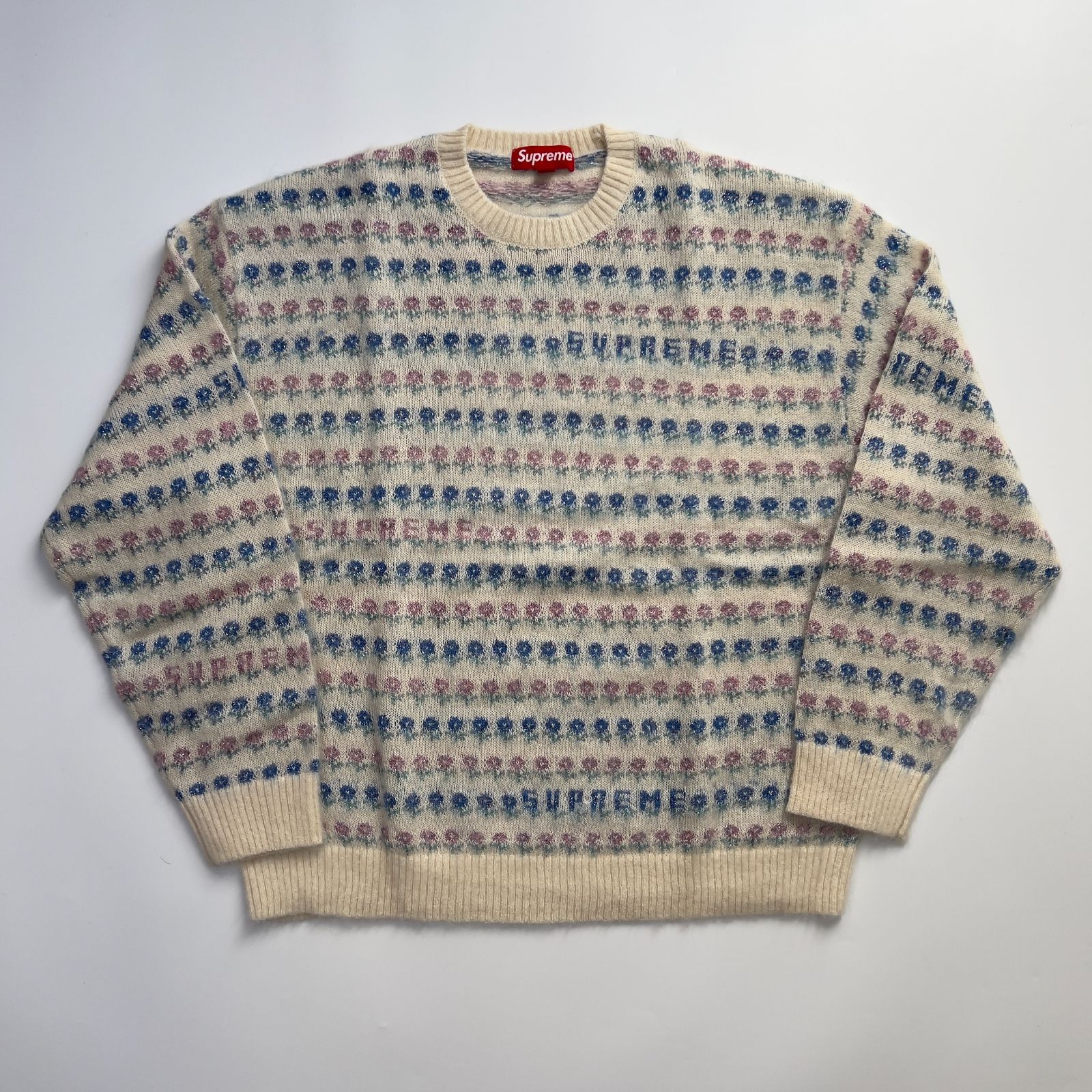 Supreme (シュプリーム) フラワーズ メタリック セーター サイズXL