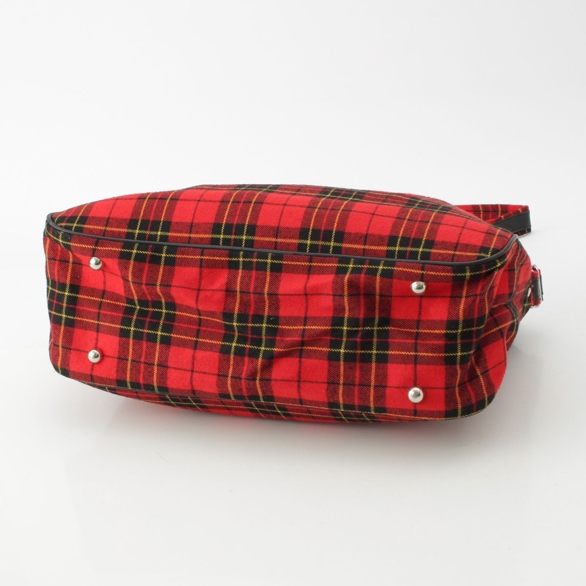 コムデギャルソンオムプリュス タータンチェック ショルダーバッグ