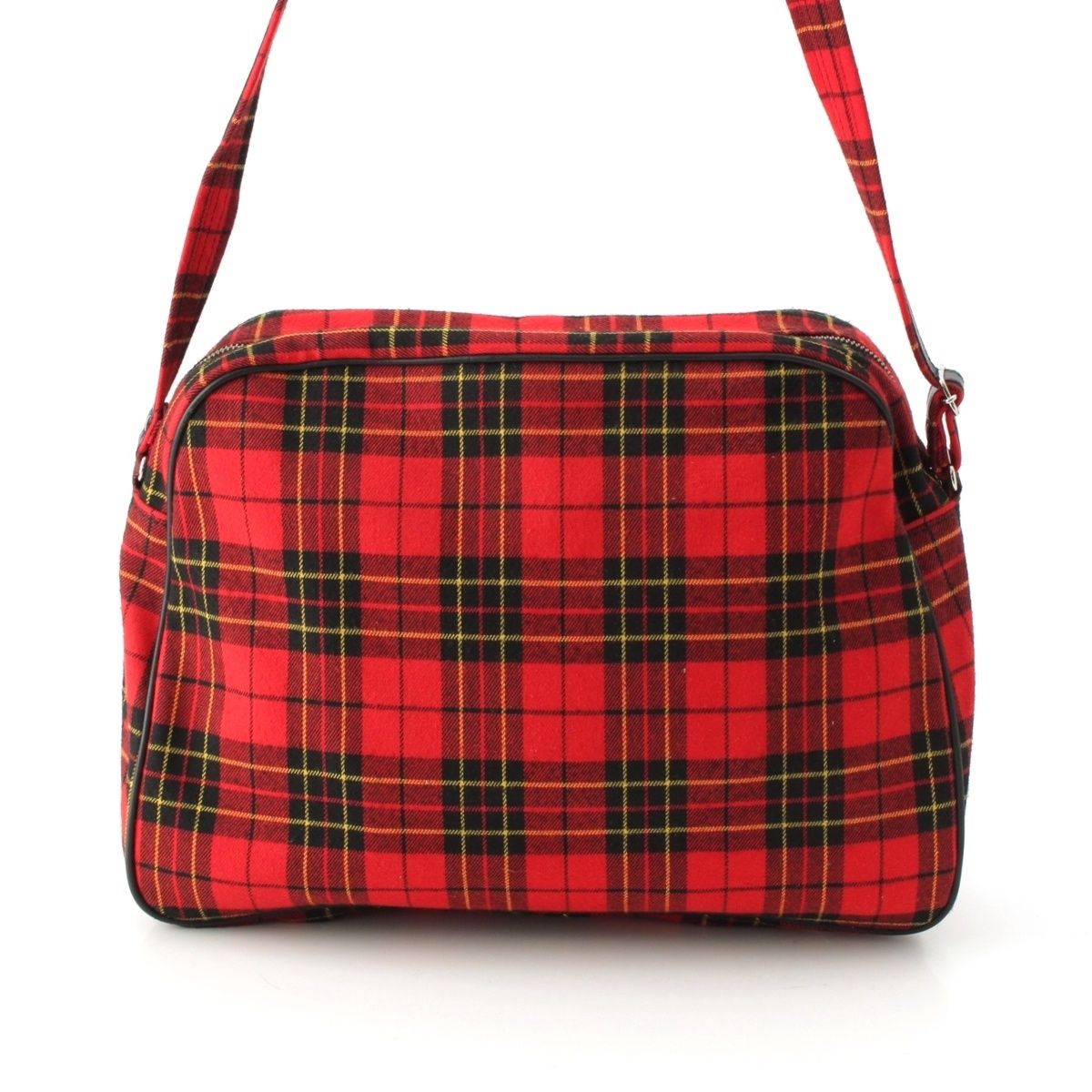 コムデギャルソン タータンチェックショルダーバッグ メッセンジャー