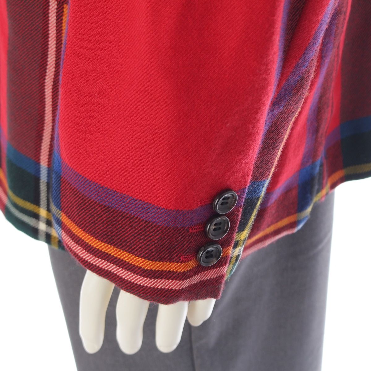 コムデギャルソンオムプリュス 00AW AD2000 ウール タータンチェック