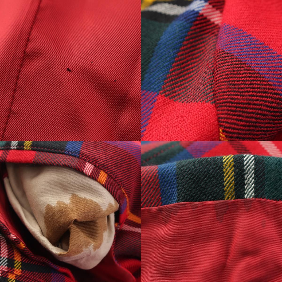 コムデギャルソンオムプリュス 00AW AD2000 ウール タータンチェック