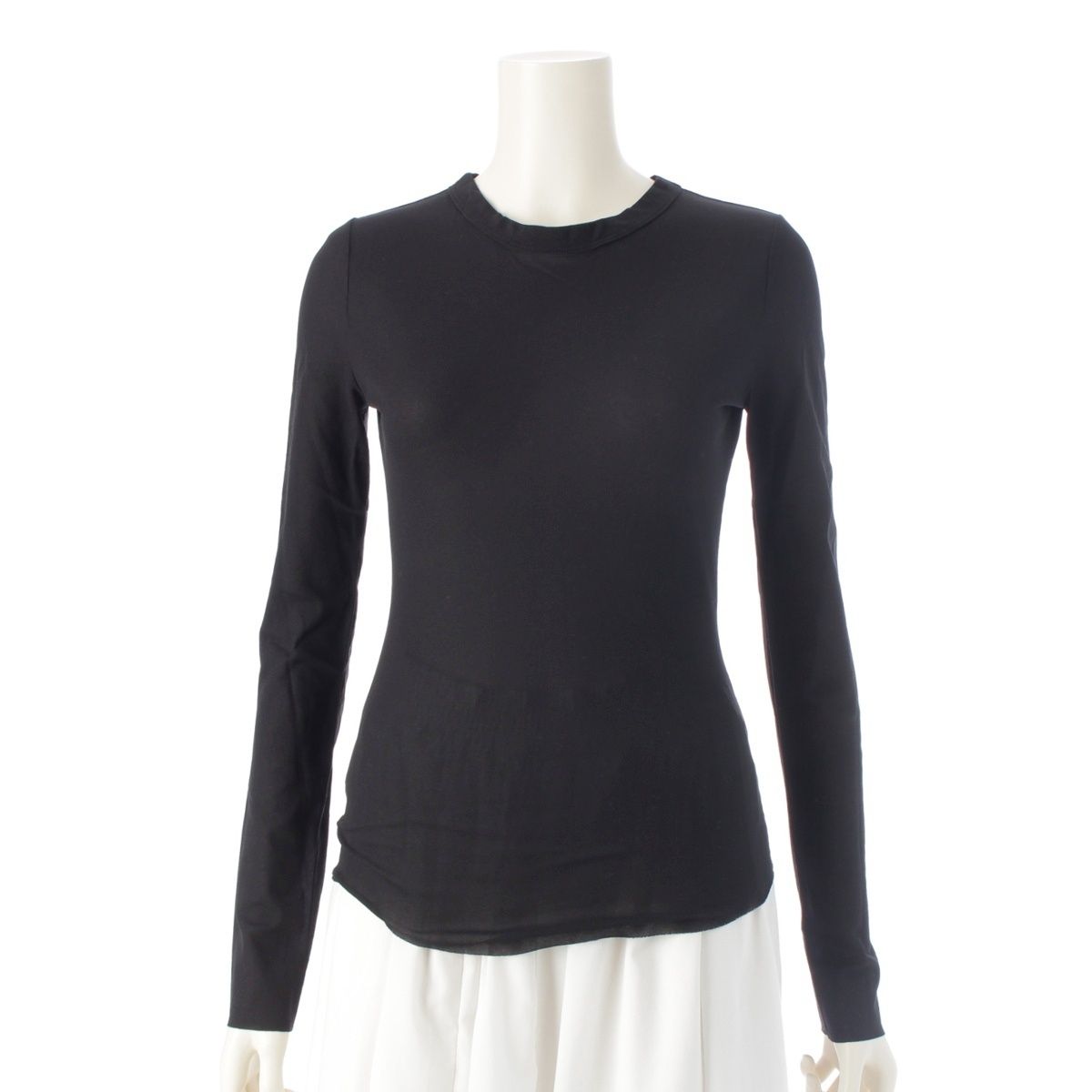 ジャンポールゴルチエ パワーネット 長袖 カットソー トップス ブラック 40