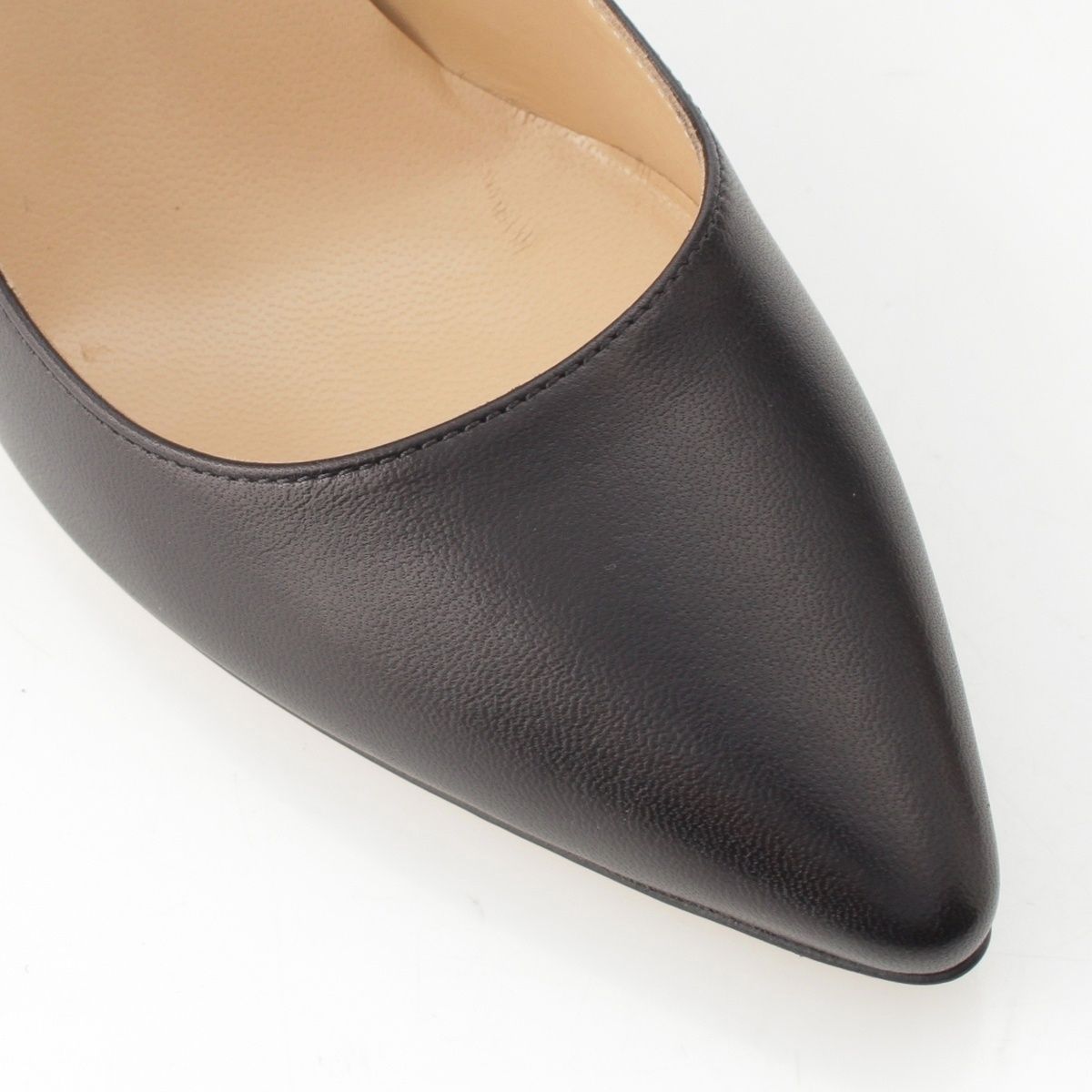 セルジオロッシ レザー ポインテッドトゥ ヒール パンプス シューズ